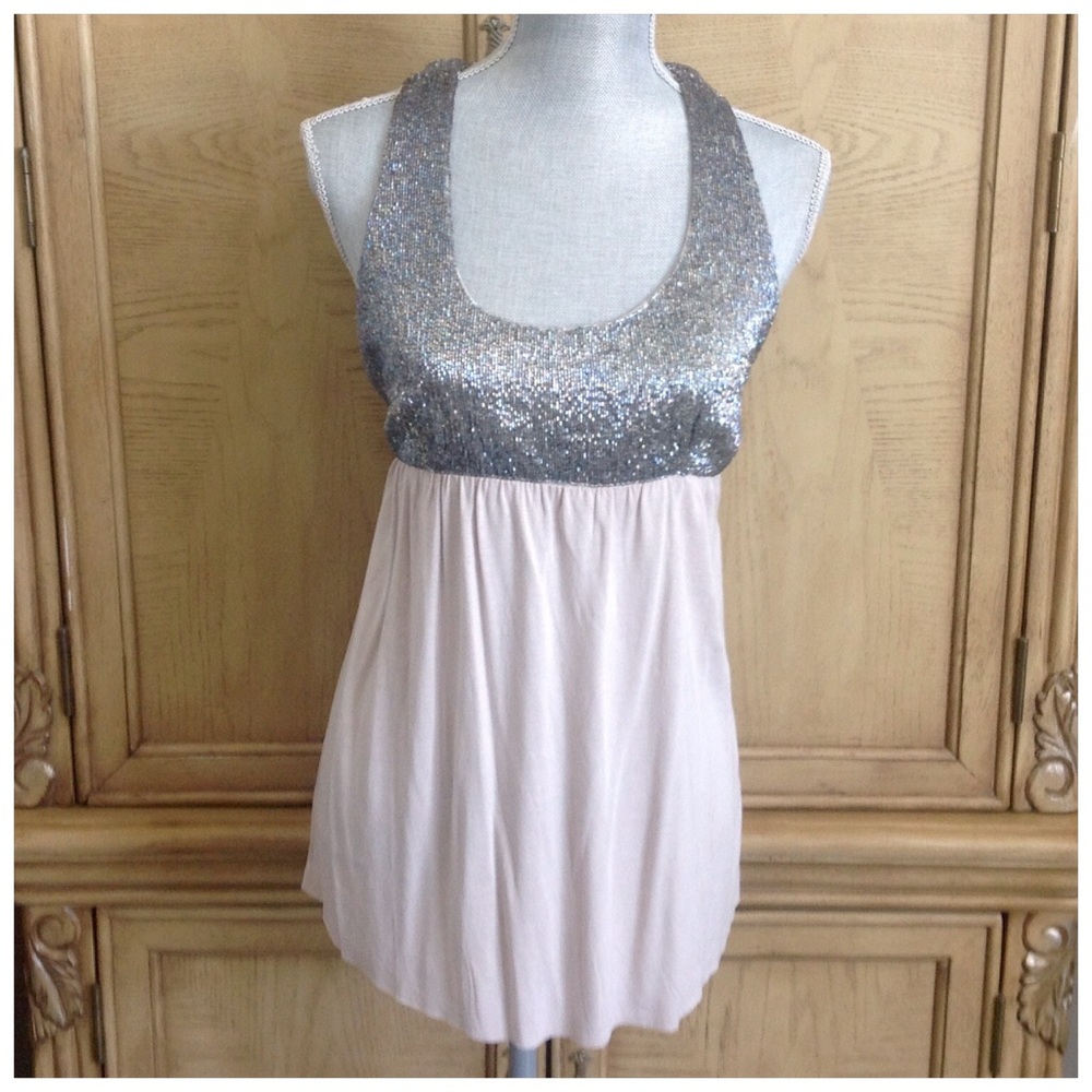 Silver Sequin Top - image 4